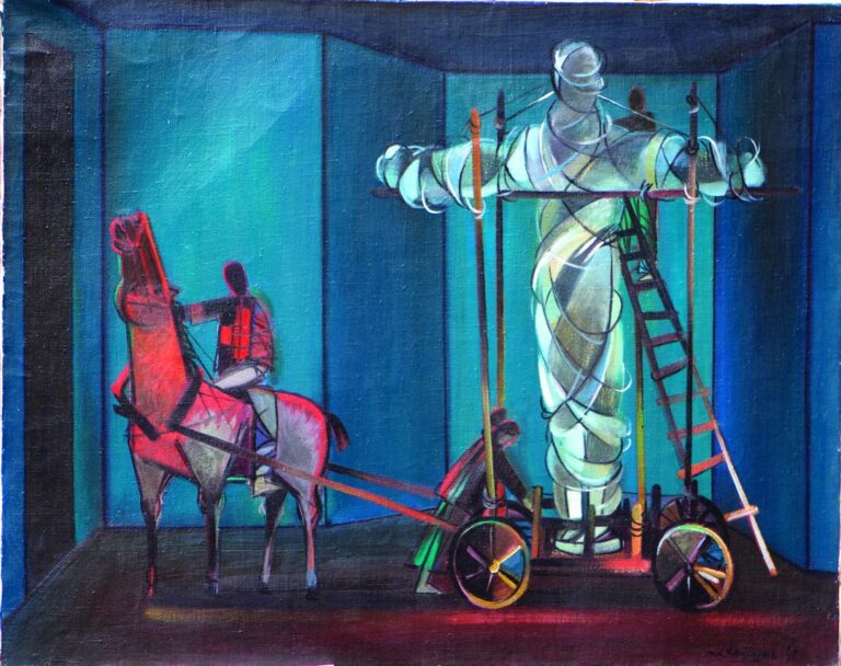 “Composition” 80X100cm, 1991